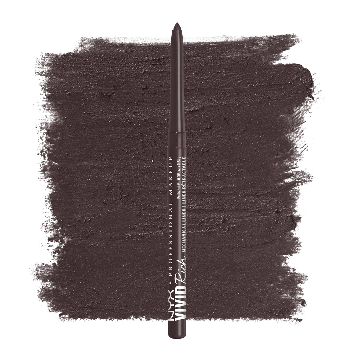 NYX Lapiz Ojos Mecánico Vivid Rich Smokin Topaz para delineado preciso y duradero