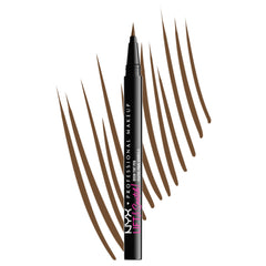 Pen tint NYX Lift & Snatch con microbrocha para trazos finos y naturales.