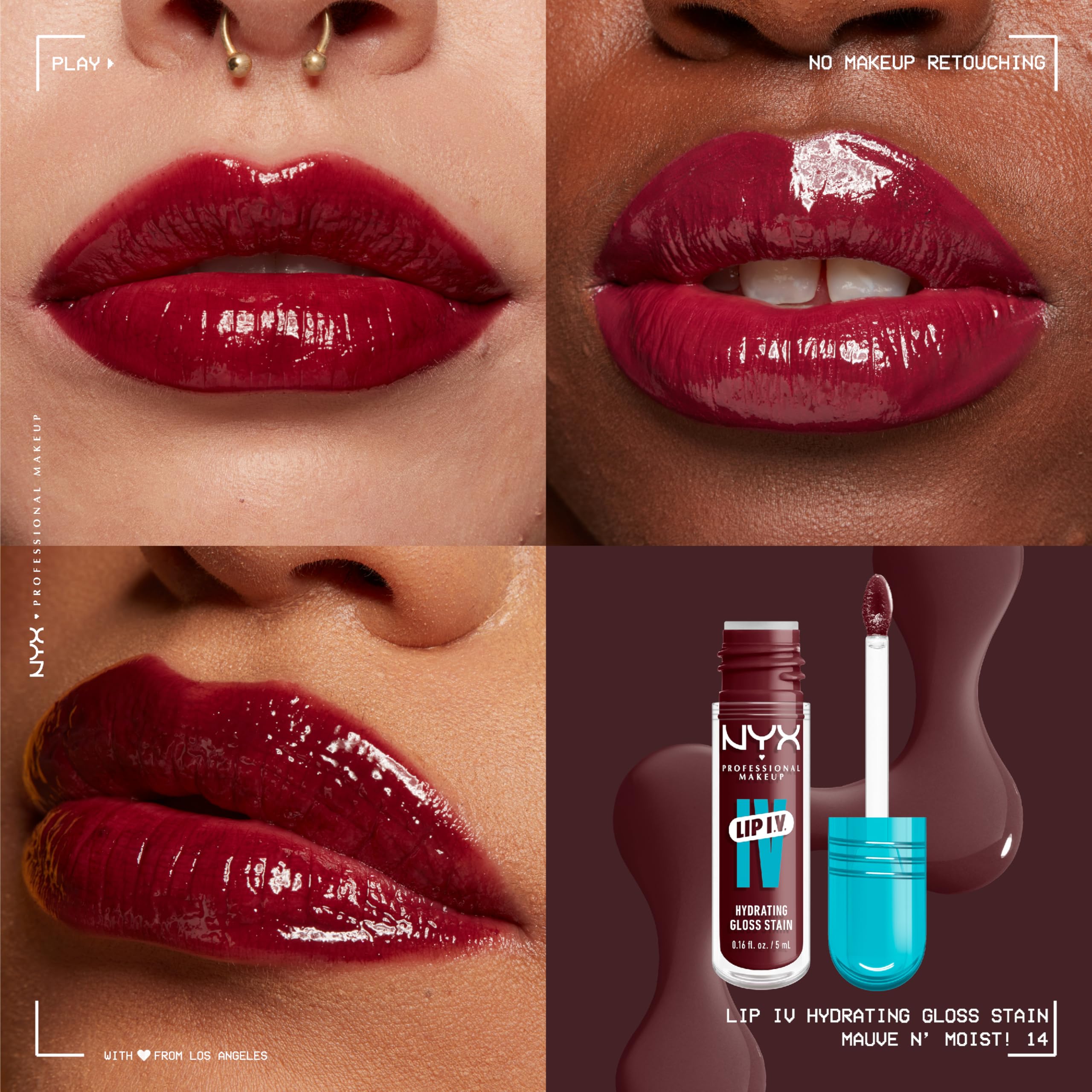 Lip IV muestra pigmentación saturada para color duradero en los labios.