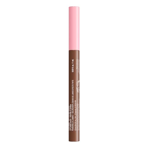 NYX Lip Lingerie aplicación suave sin líneas visibles y cómoda.