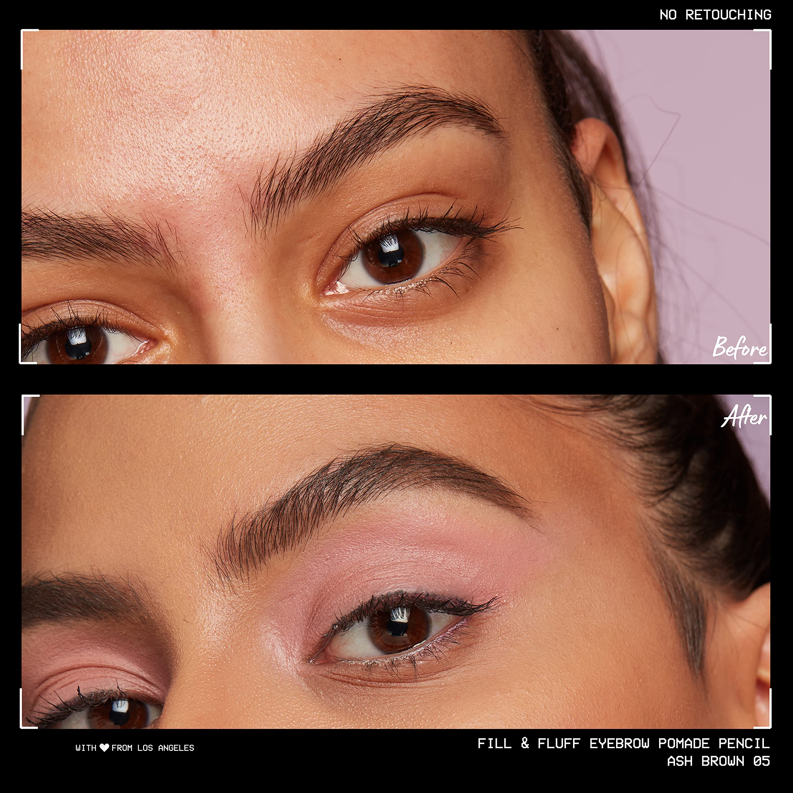 NYX Professional Makeup: cepillo mini difuminador para pulir la forma de la ceja.