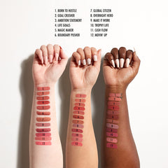 Shine Loud de NYX: resistente a besos para uso diario.