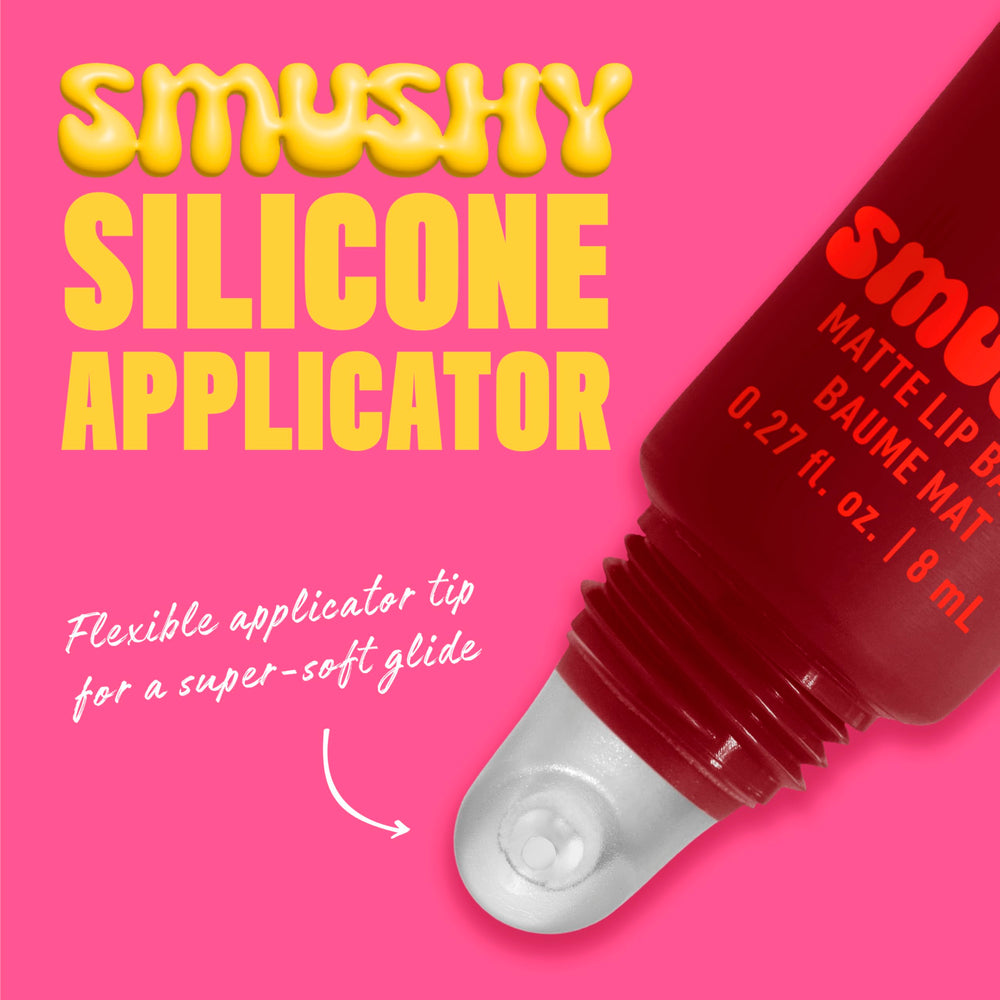 Gama de tonos en Smushy Matte Lip Balm para estilos variados.