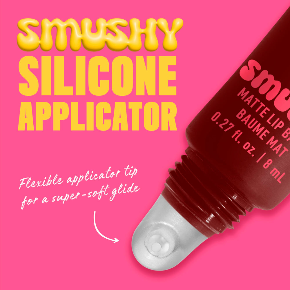 Uso diario de NYX Smushy Matte Lip Balm con color moderado.