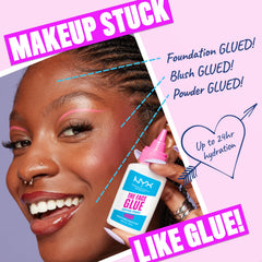 NYX The Face Glue Primer, textura gel suave para aplicación precisa.