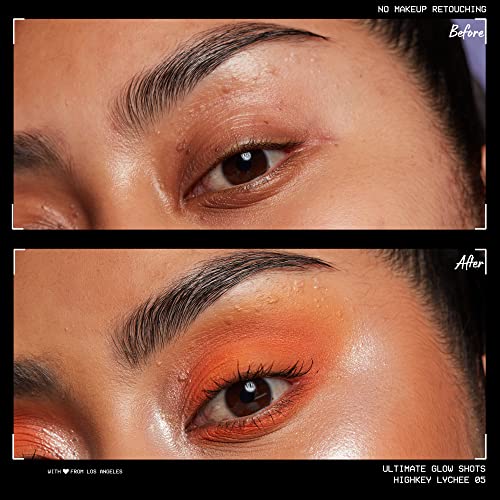 Long-lasting shimmer of NYX Glow Shots up to 12 hours