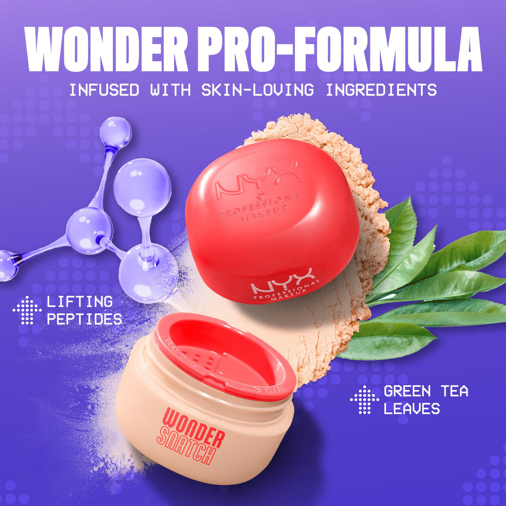 NYX Professional Makeup Wonder Snatch Polvo Translúcido con efecto iluminación sutil.