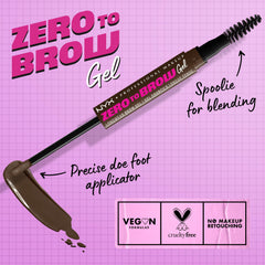Spoolie de NYX Zero to Brow para difuminar líneas y suavizar bordes