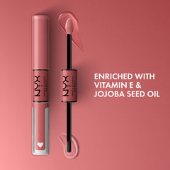 NYX Shine Loud: capa superior brillante y sin pegajosidad.