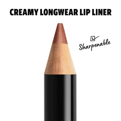 NYX Slim Lip Pencil swatch highlights creamy texture for easy outlining