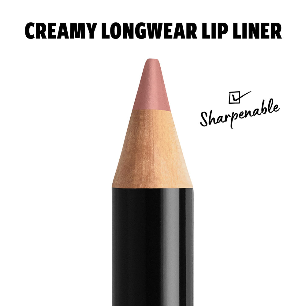 NYX Slim Lip Pencil creamy texture close-up for effortless liner definition