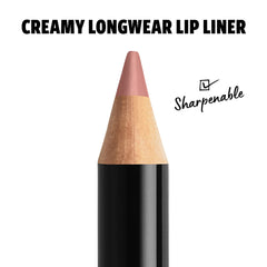 NYX Slim Lip Pencil creamy texture close-up for effortless liner definition