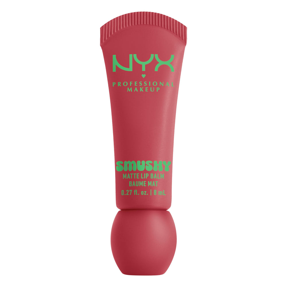 NYX Smushy Matte Lip Balm Snuggle SZN en nude blush: hidratación suave y color difuminado.