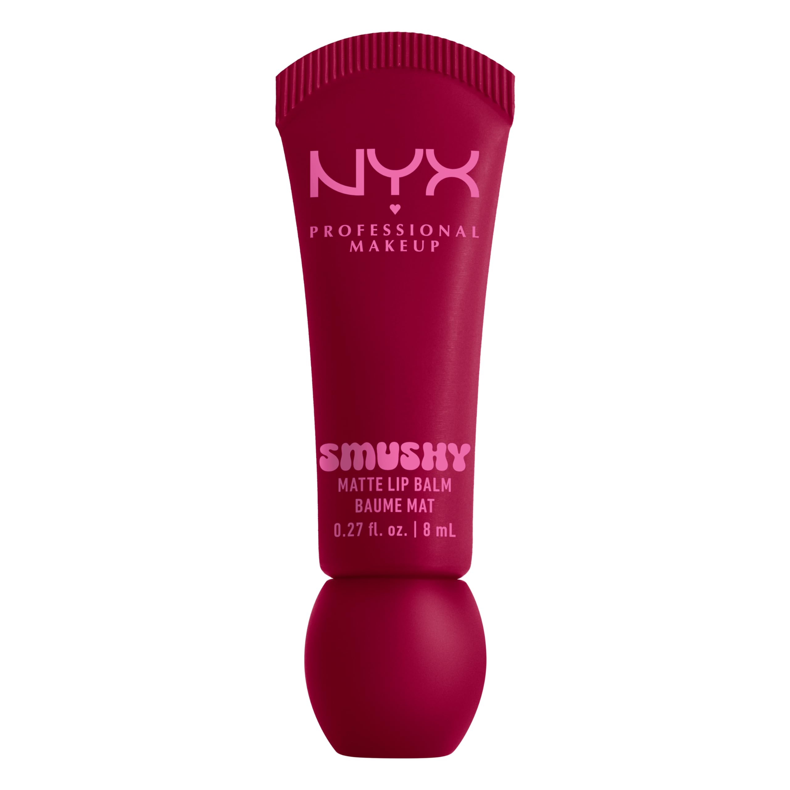 NYX Smushy Matte Lip Balm muestra textura suave para confort diario.