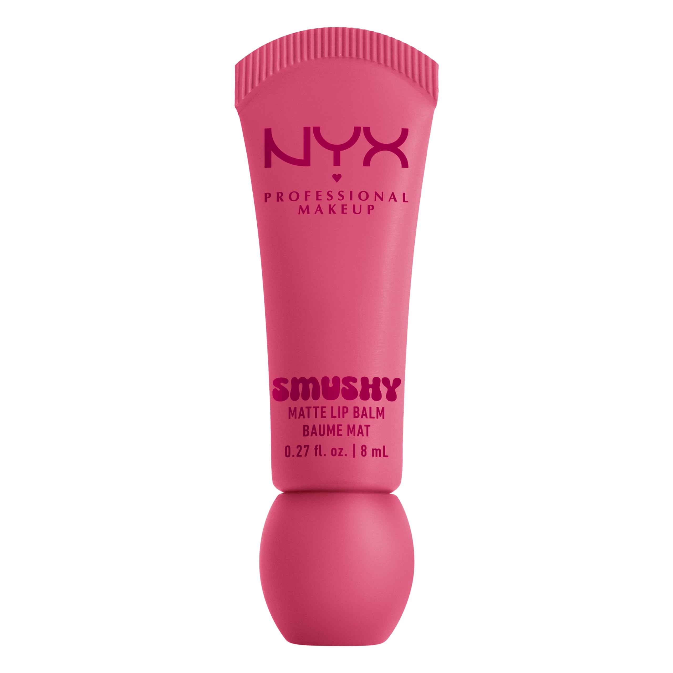 NYX Smushy Matte Lip Balm muestra textura suave y color sutil para uso diario.