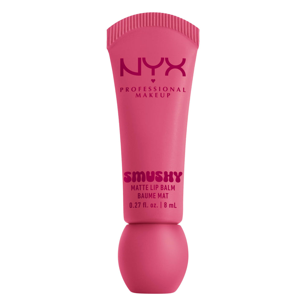 NYX Smushy Matte Lip Balm muestra textura suave y color sutil para uso diario.