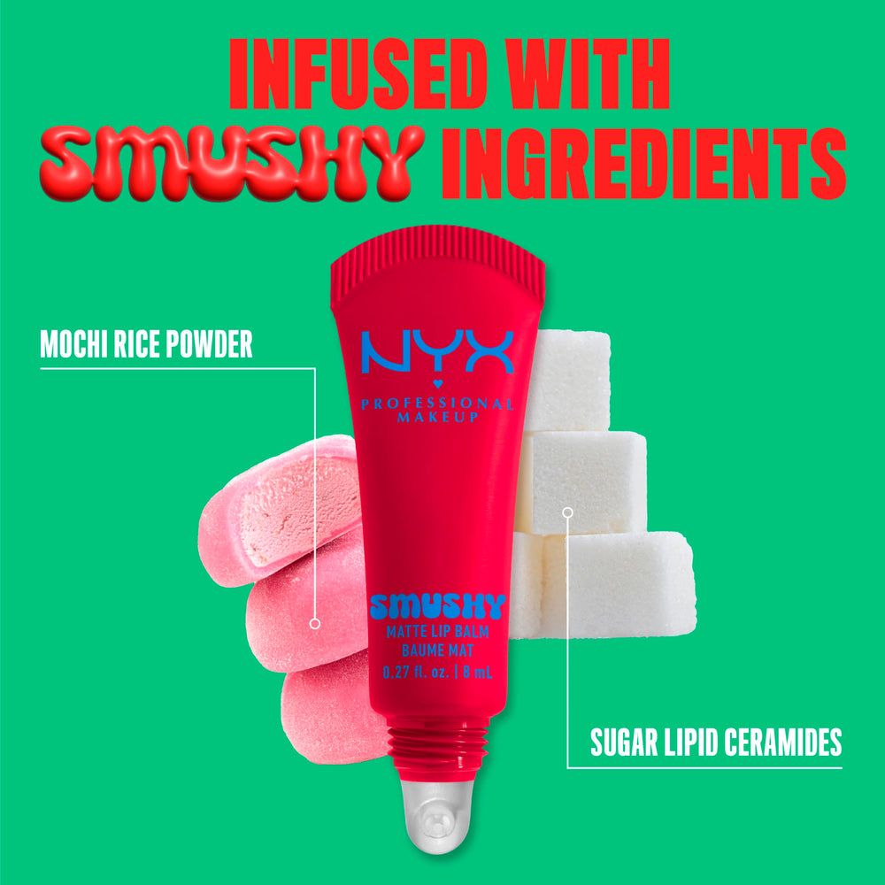 12 tonos versátiles de NYX Smushy Matte Lip Balm para cualquier ocasión