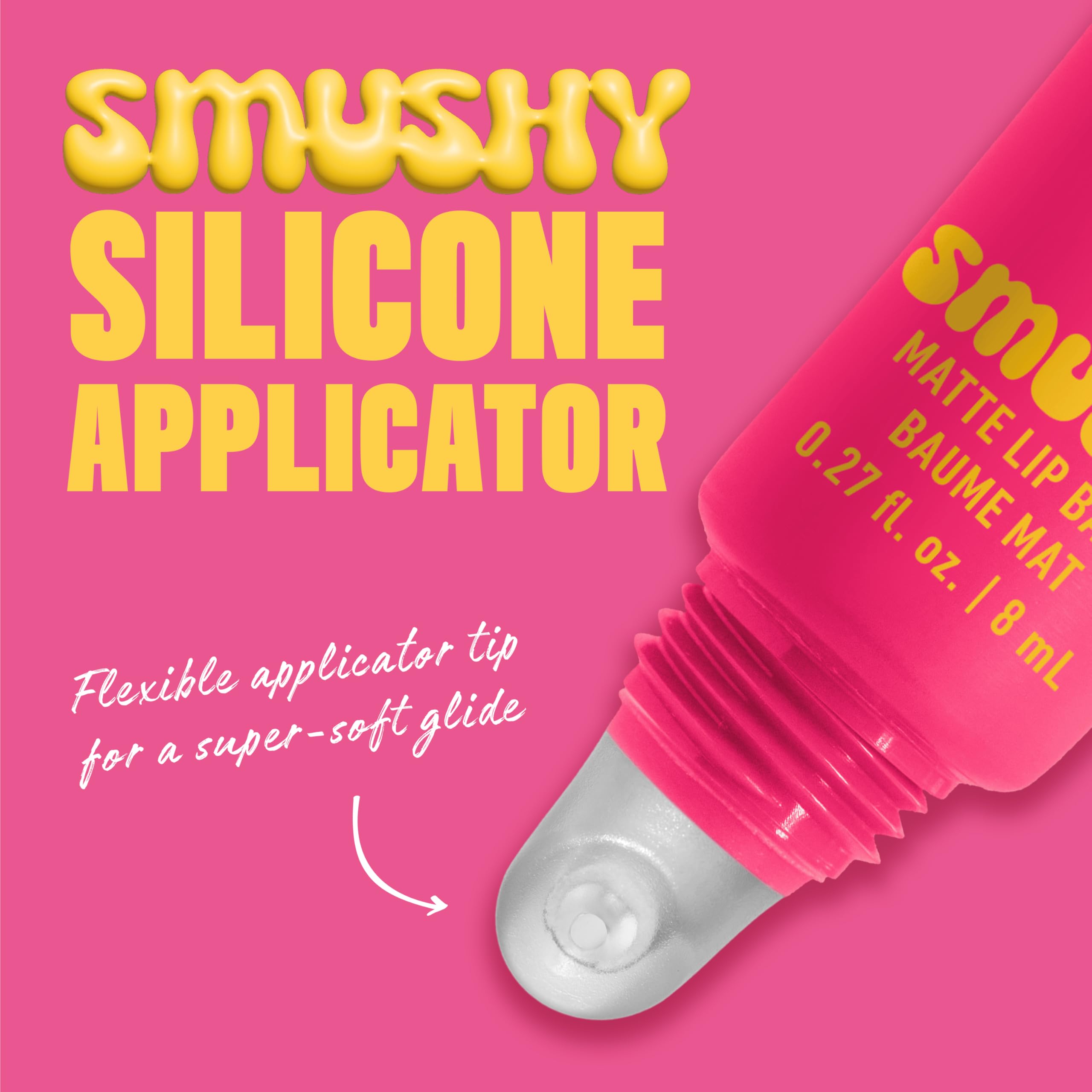 Tonos versátiles de bálsamo Smushy Matte para distintos estilos.