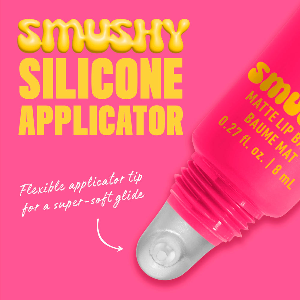 Tonos versátiles de bálsamo Smushy Matte para distintos estilos.