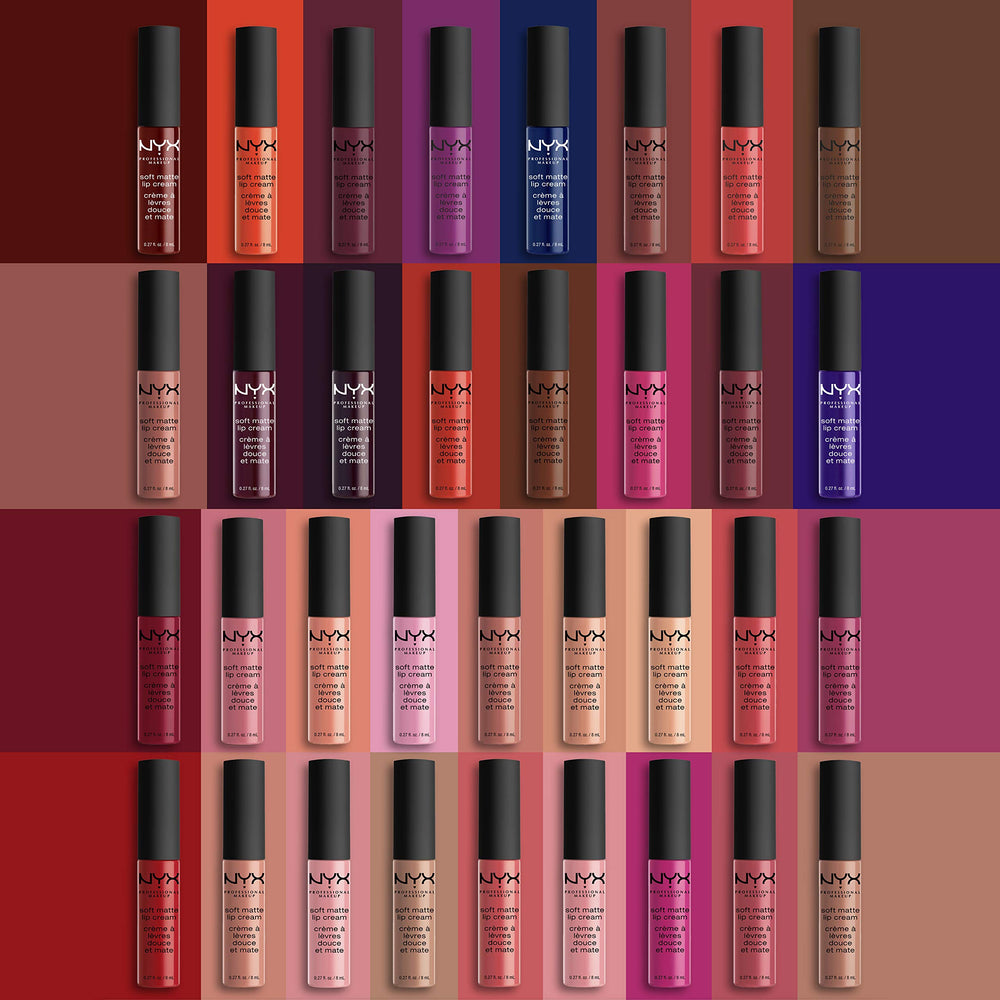 NYX Cairo matte finish lip cream for all-day wear.