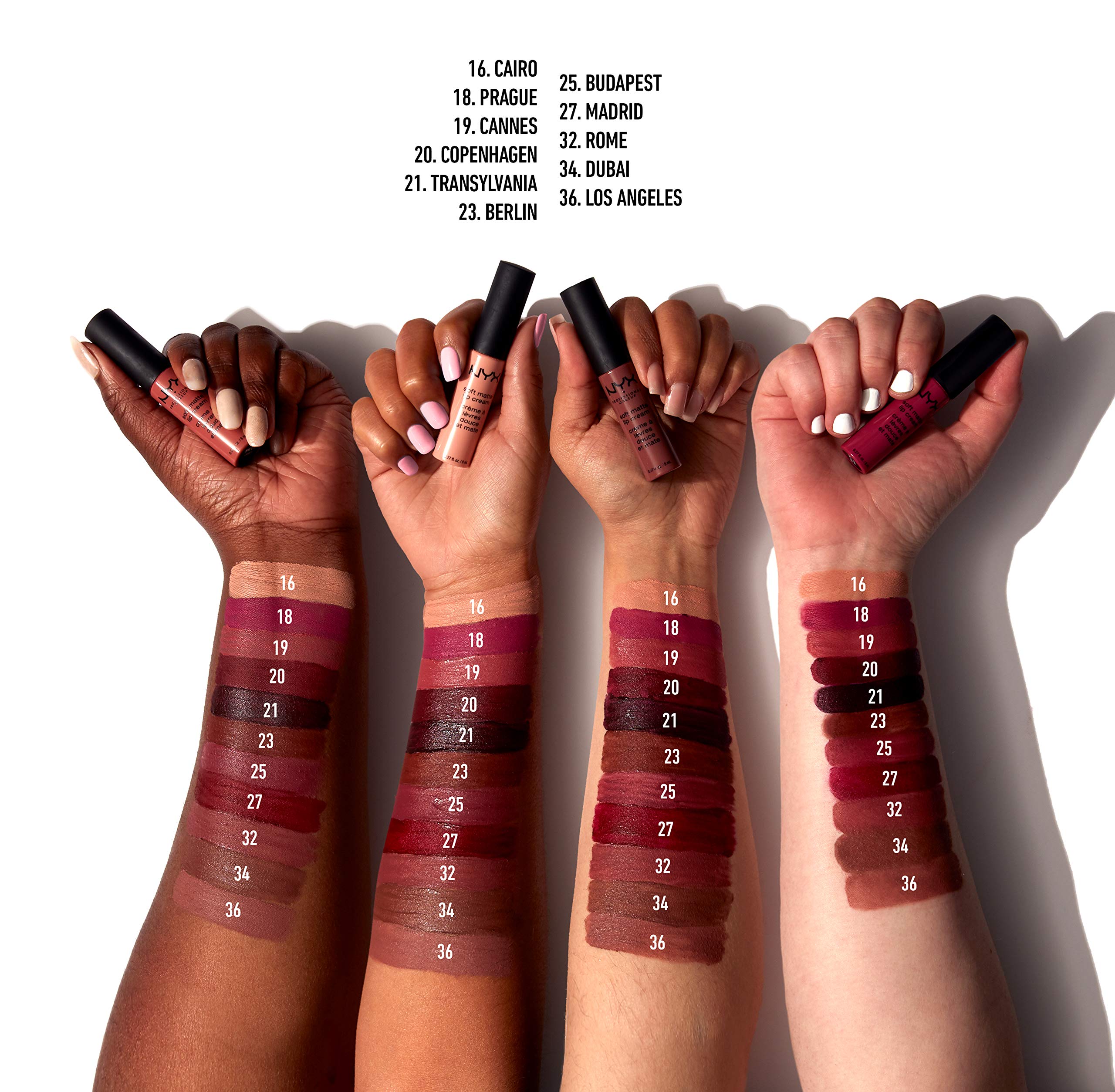 NYX Soft Matte Lip Cream wear test shows lasting color through daily activities.