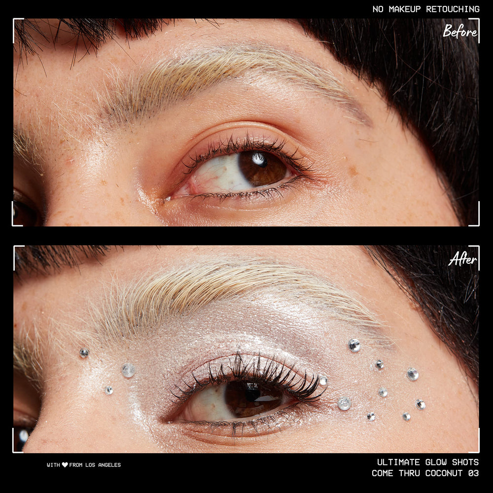 NYX Ultimate Glow Shots Come Thru Coconut application tip demonstrates easy second-skin blend for daily radiance