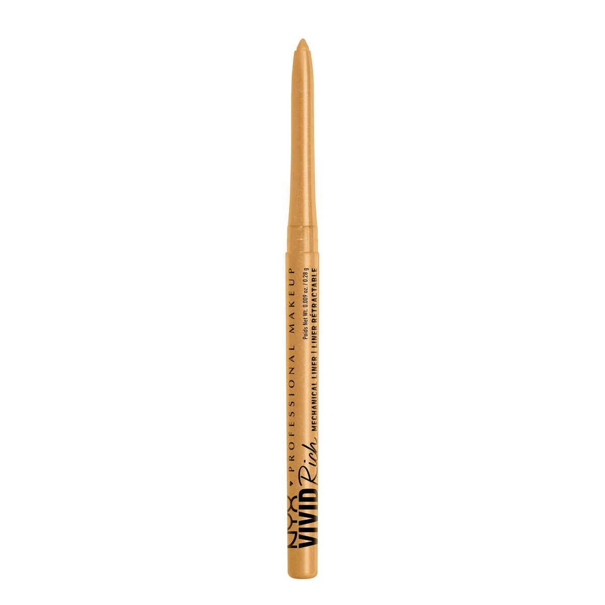 NYX Vivid Rich Mechanical Eye Pencil Amber Stunner for precise lining.