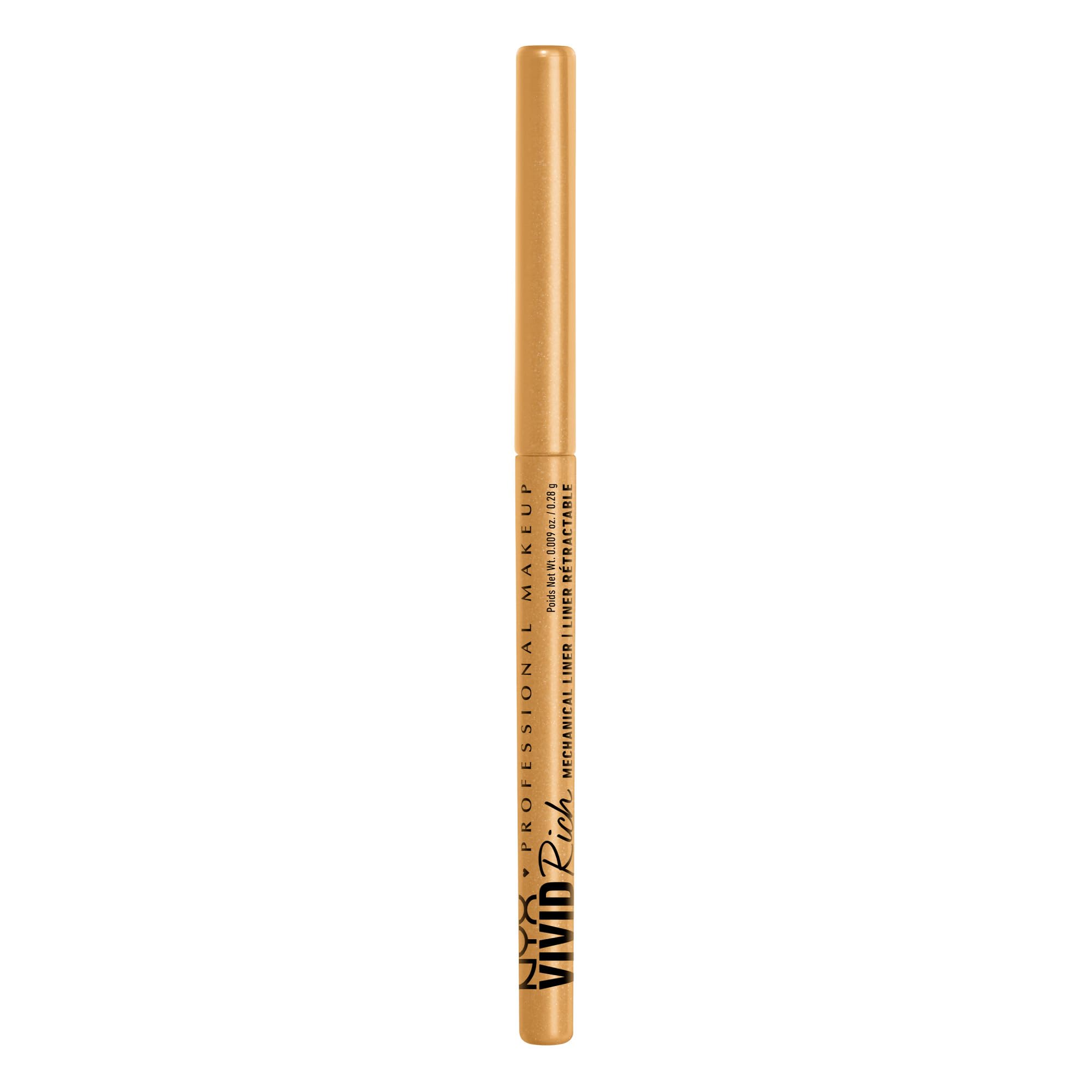 NYX Gold shade for a quick metallic punch.