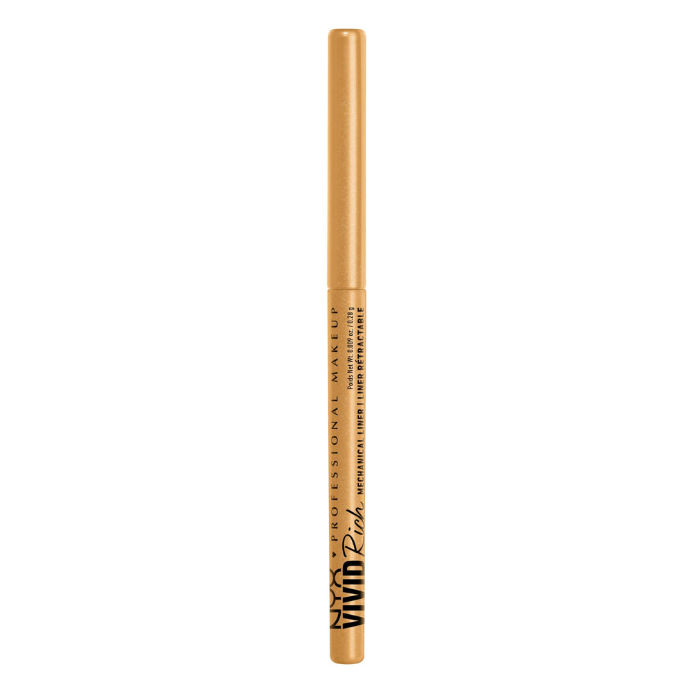 NYX Gold shade for a quick metallic punch.