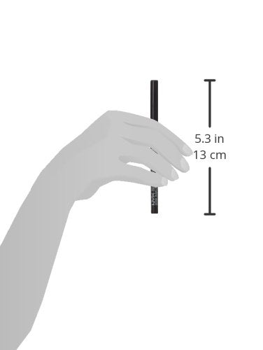 nyx waterproof retractable eyeliner black swatches showcasing deep black color and long wear