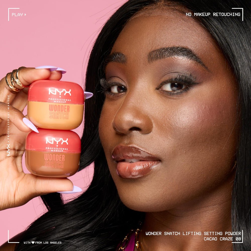 NYX Wonder Setting Puff wide edge baking for long-lasting wear