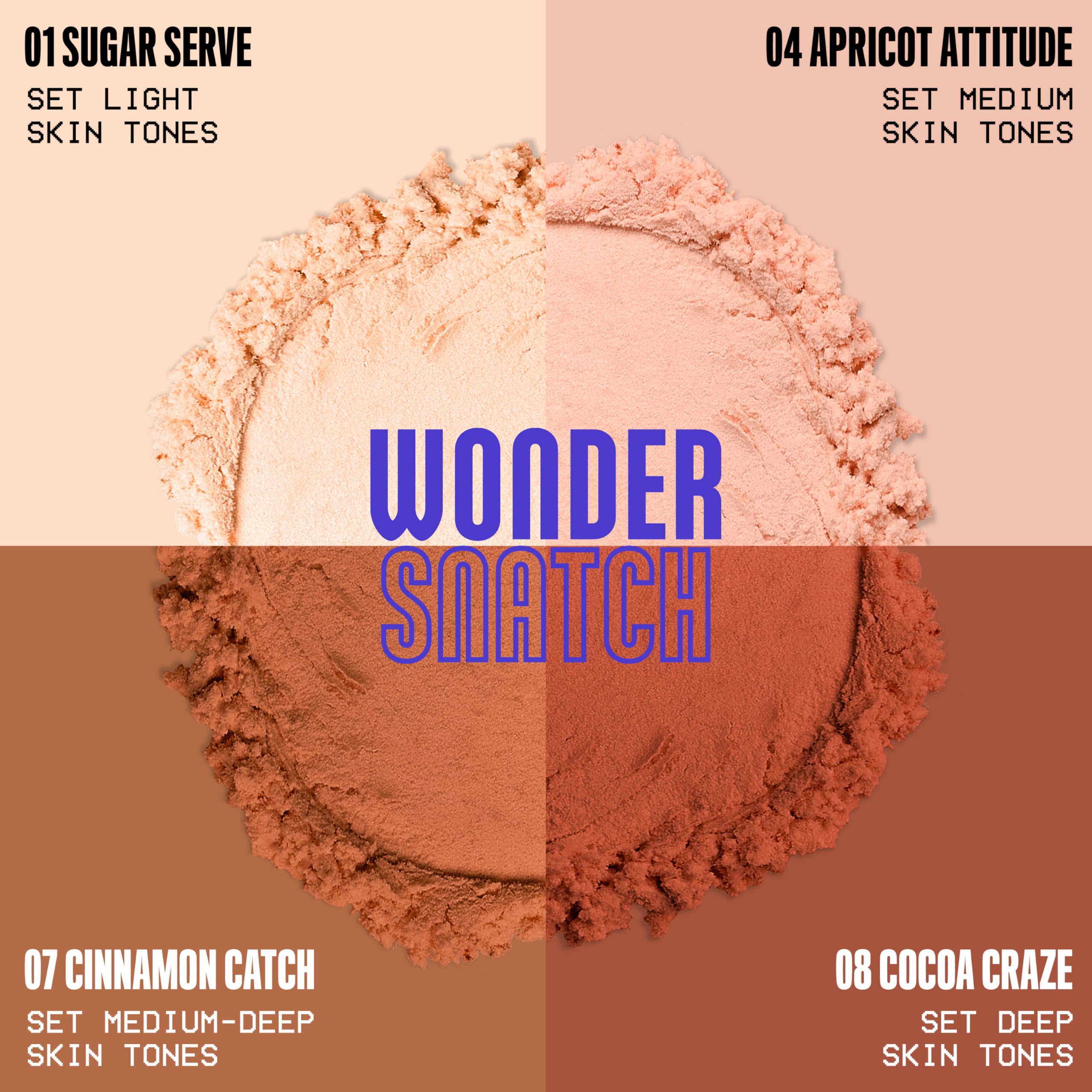NYX Wonder Snatch Polvo translúcido Apricot Attitude mantiene la piel fresca durante el día.