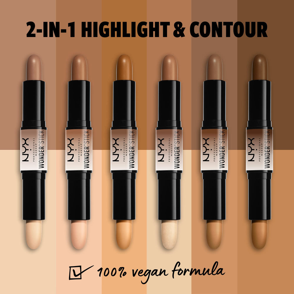 NYX Wonder Stick contorno-cremoso define rasgos con suavidad y precisión.