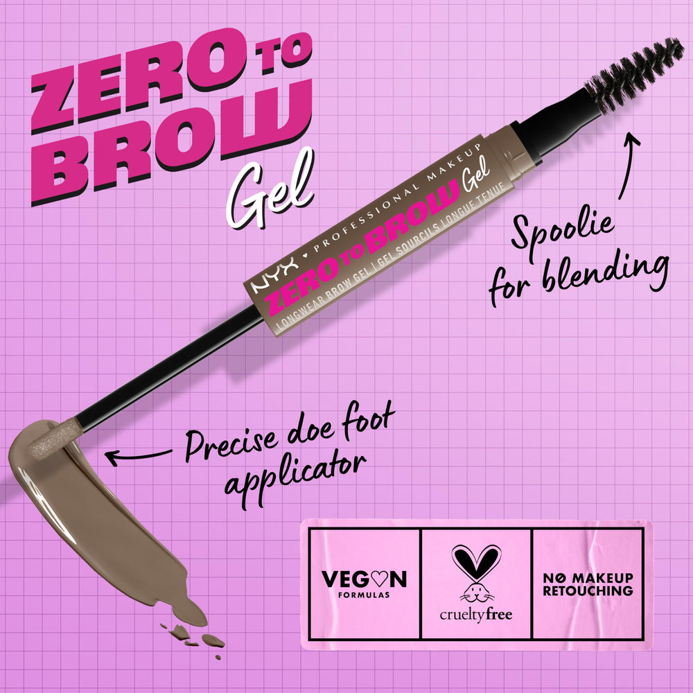 NYX Zero to Brow aplicador punta para trazos precisos