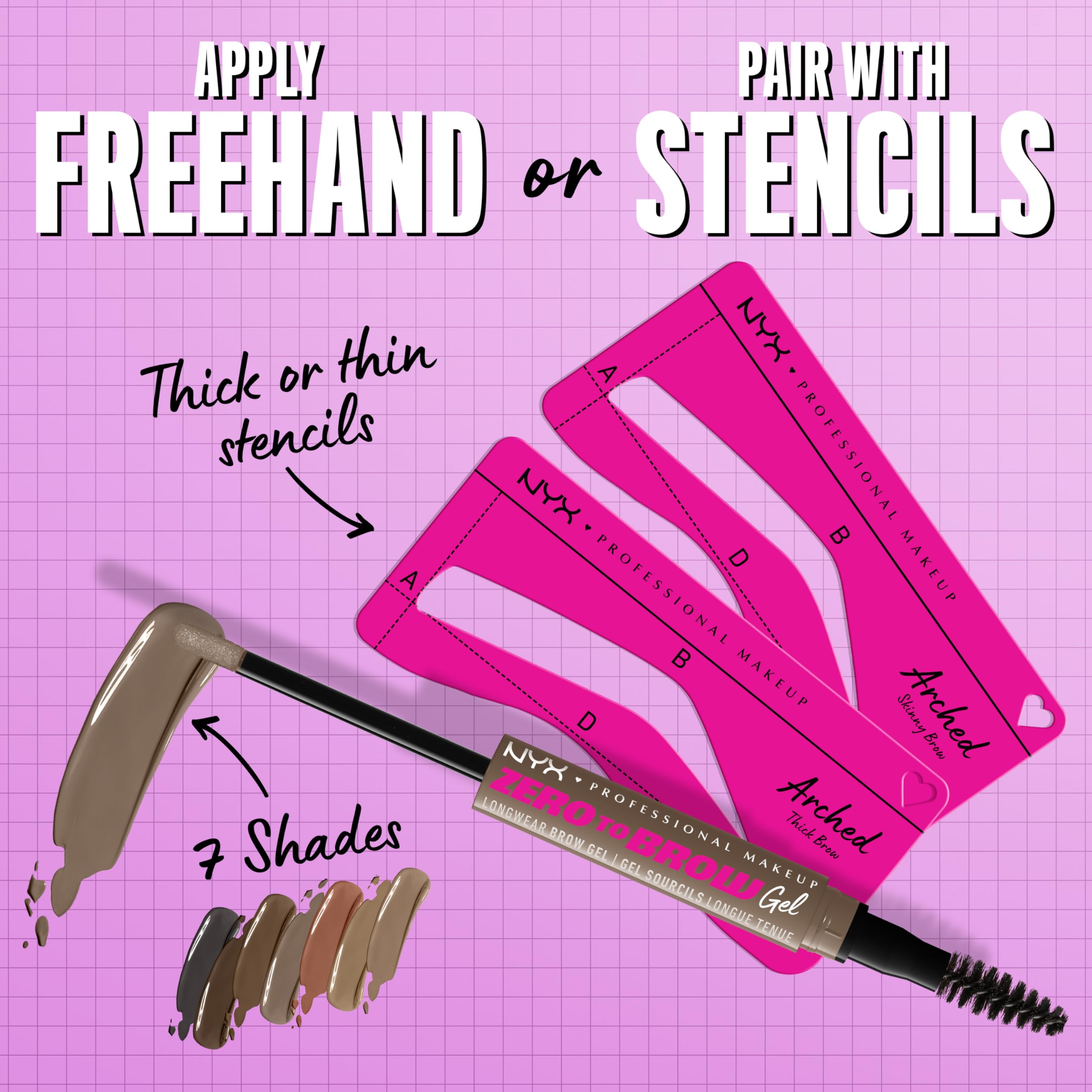 NYX Zero to Brow fórmula vegana para cejas responsables