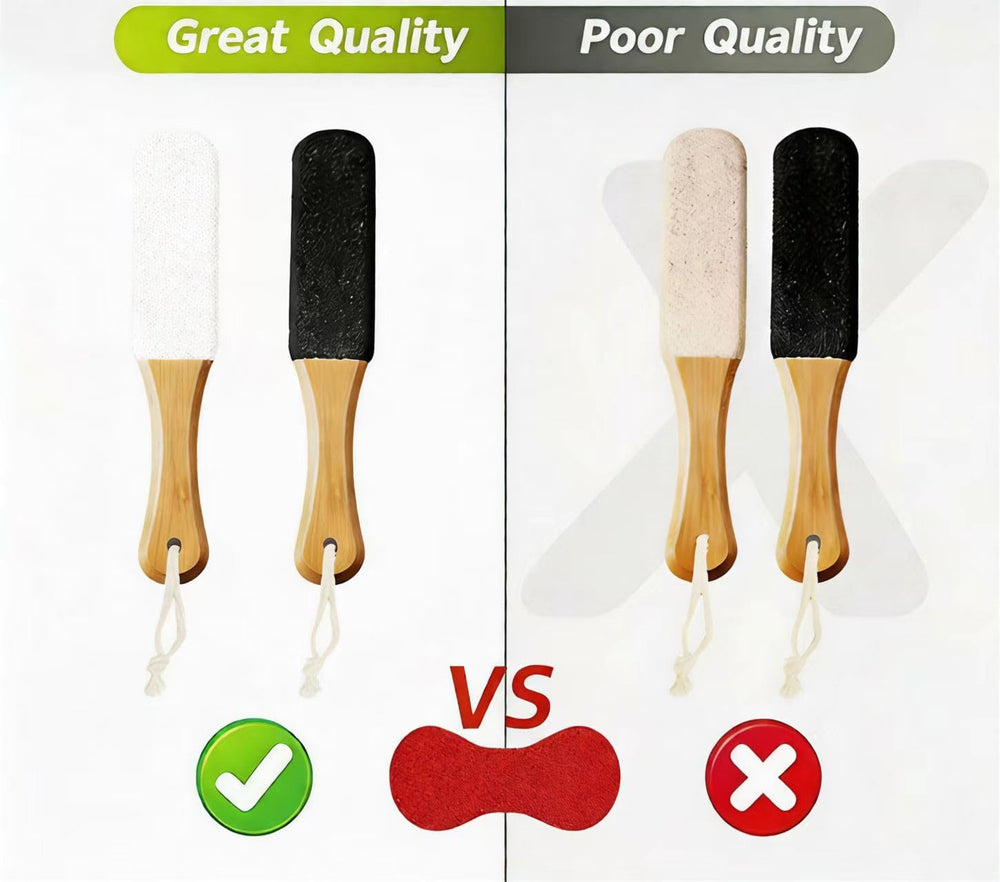 NZOZKOEX pumice stone with white corundum for smoothing dead skin on heels