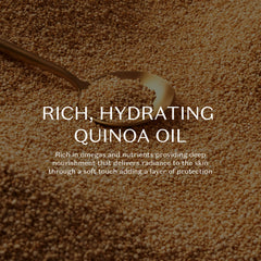 O BOTICARIO Nativa Spa Quinoa Hydrating lotion pump highlights vegan oil blend for skin barrier.