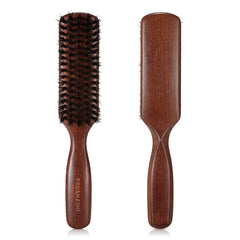 O BRUSHZOO hair brush boar bristles for detangling and shine.