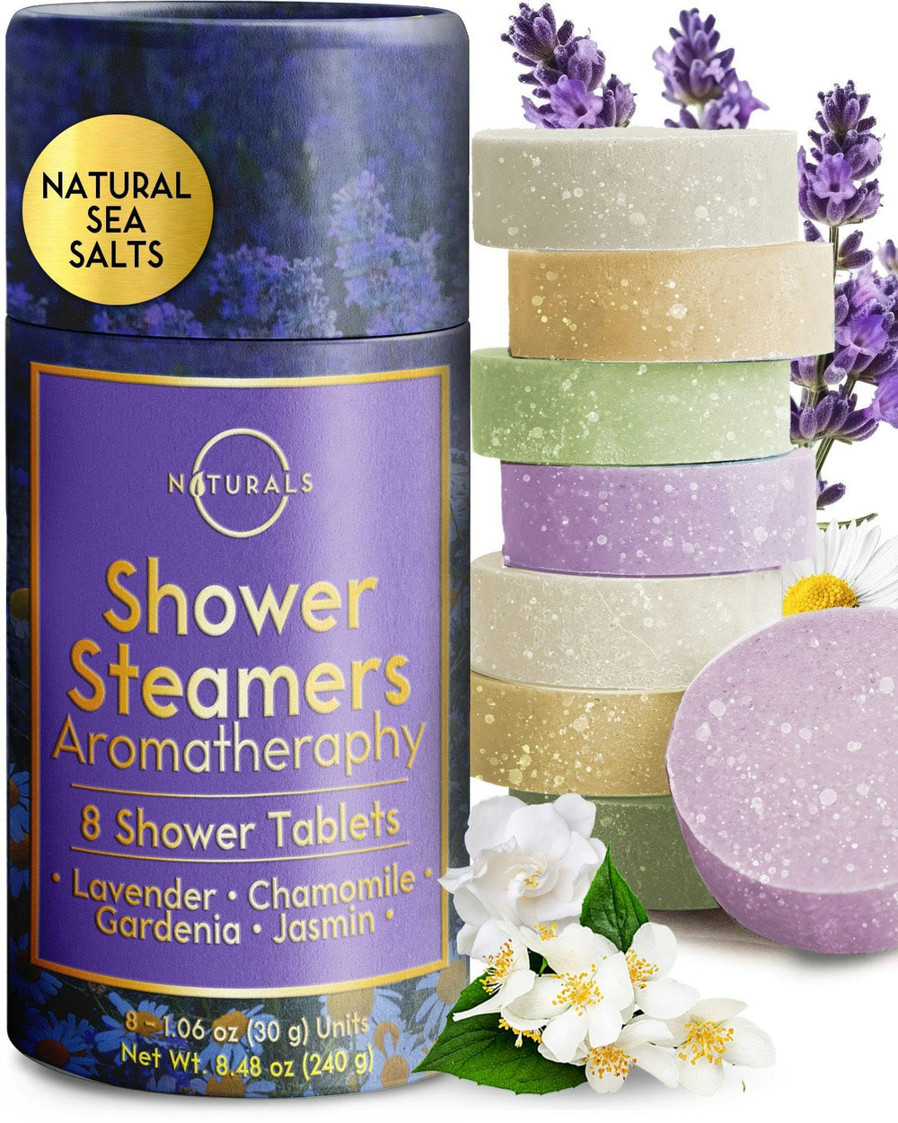 O Naturals esteras de ducha con Lavanda, ideal para relajar la mente