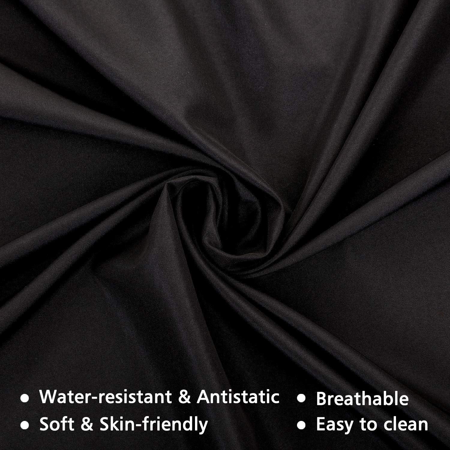 Oak Leaf cape fabric close-up showing opaque wrinkle-resistant material.
