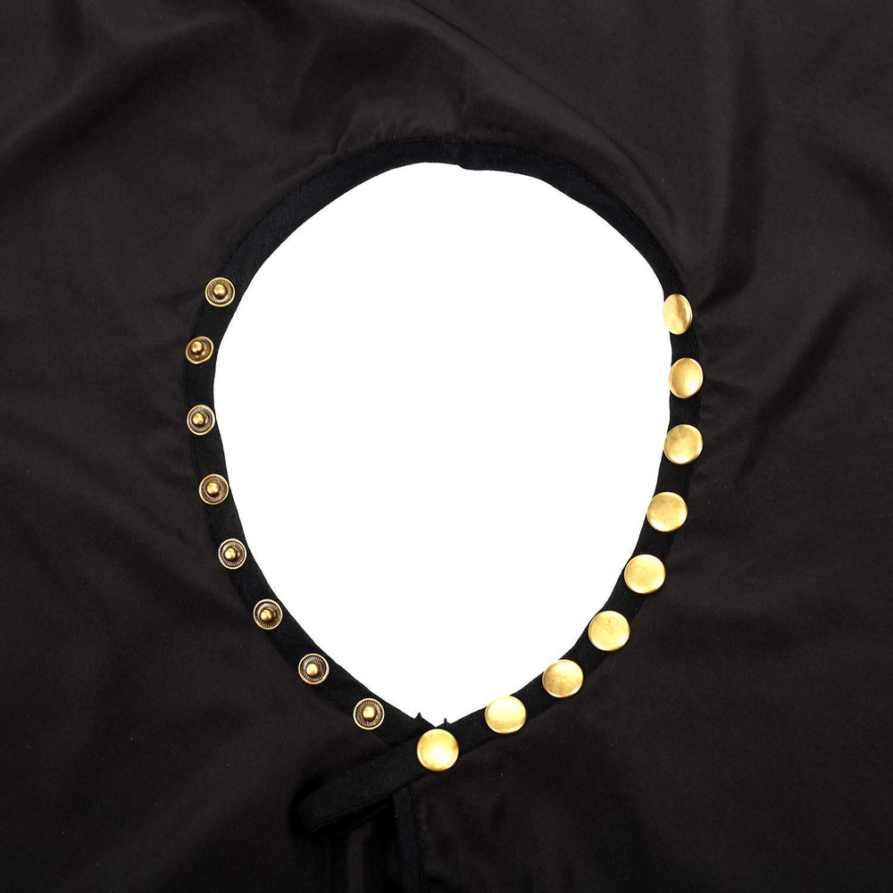 Oak Leaf cape with built-in hanging loop for storage.