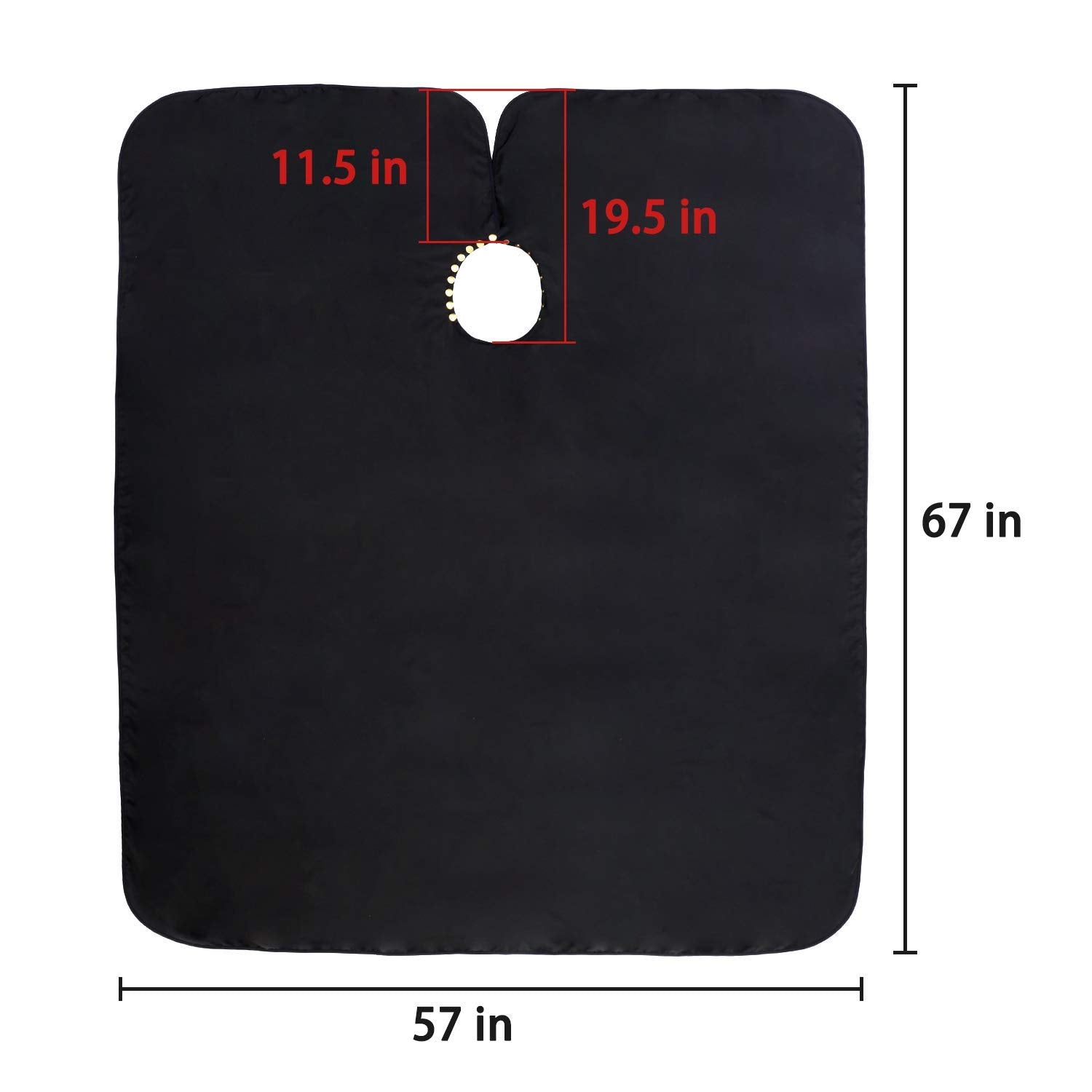 Oak Leaf two-pack cape set for professional salons and home use.