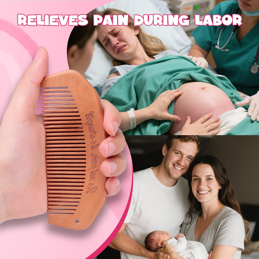 OAKDOLCHE Labor Comb engraving featuring inspirational words for encouragement.