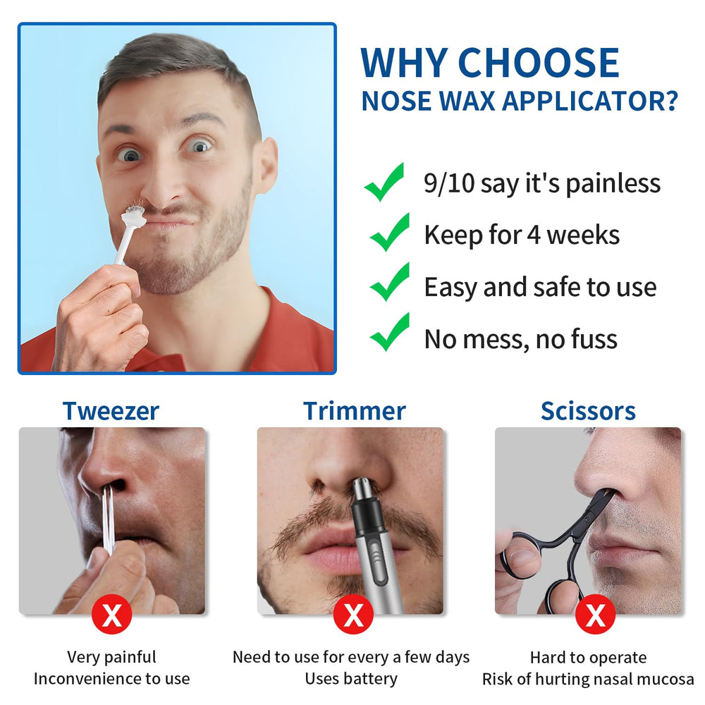 OAKEER 40-pcs nose wax sticks pack ready for months of use.