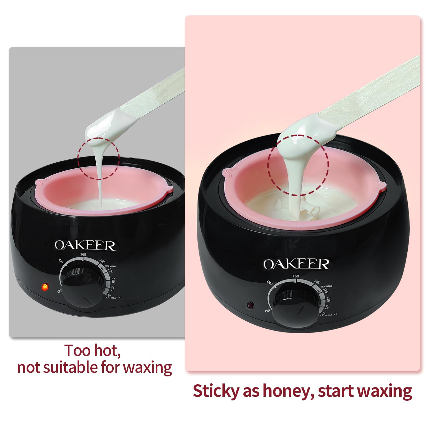 Oakeer alcohol pads and wipes ready for cleansing before waxing