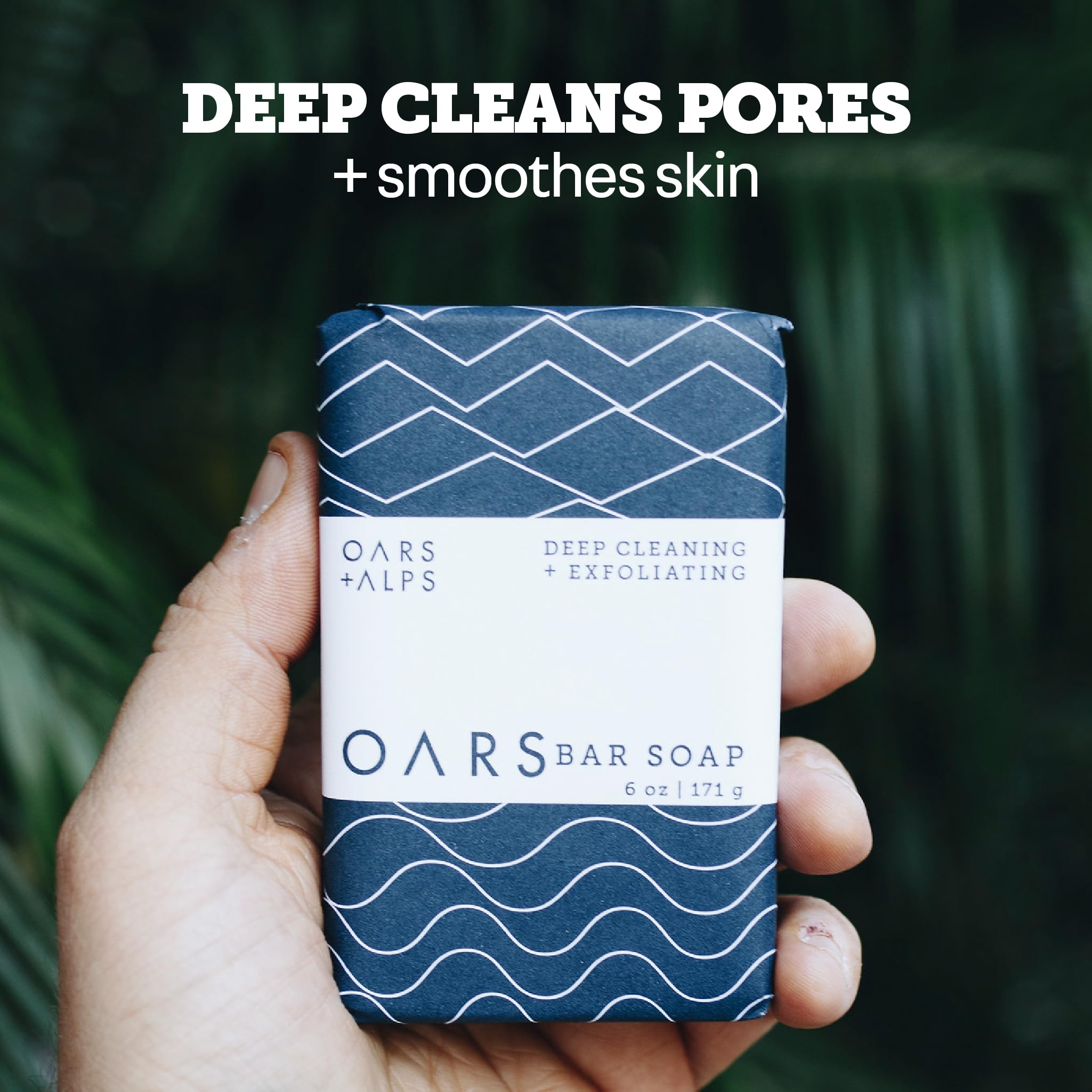 Jabón Oars + Alps barra arena volcánica: exfoliación suave para piel más lisa