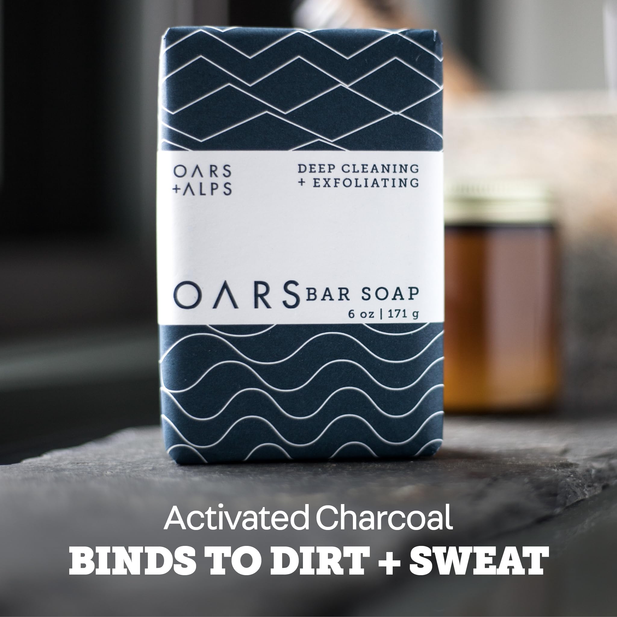Jabón Oars + Alps barra control de aceite: reduce brillo en la piel