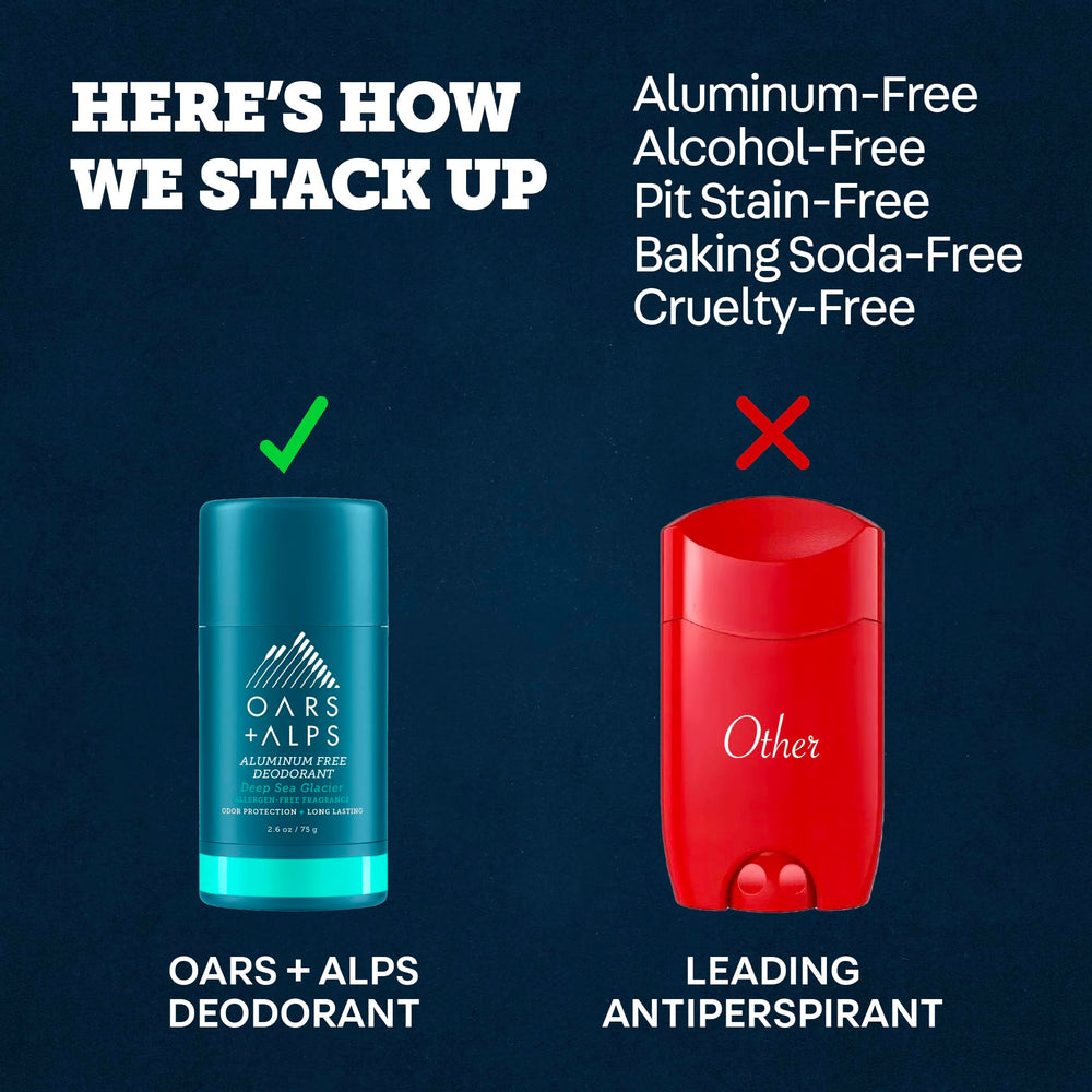 Oars + Alps vegan, cruelty-free deodorant ingredients list