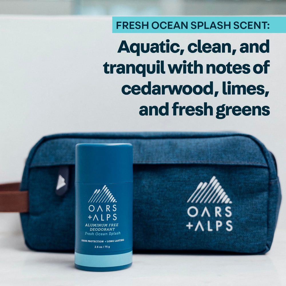 Oars + Alps ingredient-focused formula supports dry skin during workouts.