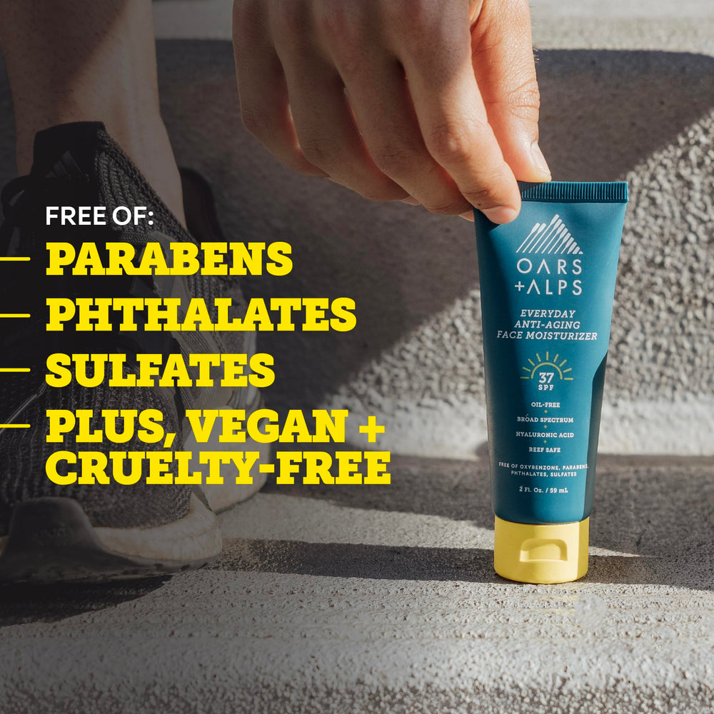 Oars + Alps envase vegano y libre de crueldad para rutina responsable